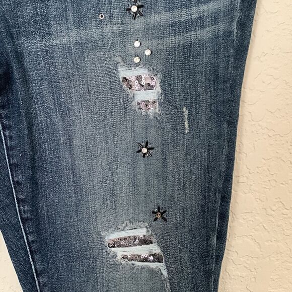 Tommy Hilfiger Cropped Skinny Moulante Women’s Jeans Size 10 - Picture 3 of 11